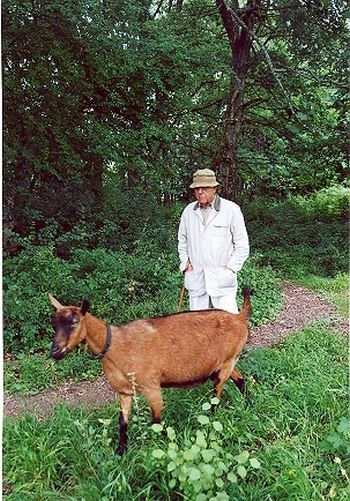 Jean Domec et Pquerette pendant la promenade - Cornelis Naaktgeboren, 2003 ?